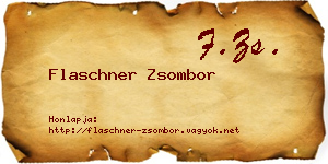 Flaschner Zsombor névjegykártya